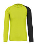 KARPOS Cyklistické tričko s dlhým rukávom - DINAMICO OCTA - žltá/čierna