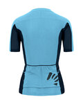KARPOS Cyklistický dres s krátkym rukávom - PRALONGIA EVO W - modrá