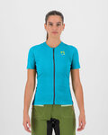 KARPOS Cyklistický dres s krátkym rukávom - PRALONGIA EVO W - modrá