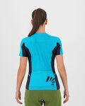 KARPOS Cyklistický dres s krátkym rukávom - PRALONGIA EVO W - modrá