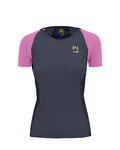 KARPOS Cyklistické tričko s krátkym rukávom - LAVAREDO EVO W - čierna/ružová