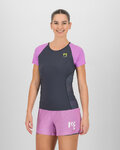 KARPOS Cyklistické tričko s krátkym rukávom - LAVAREDO EVO W - čierna/ružová