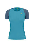 KARPOS Cyklistické tričko s krátkym rukávom - LAVAREDO EVO W - modrá