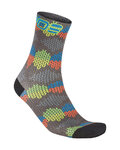 KARPOS Cyklistické ponožky klasické - GREEN FIRE - viacfarebná