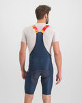 SPORTFUL Cyklistické nohavice krátke s trakmi - PETER SAGAN BODYFIT CLASSIC - modrá