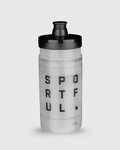 SPORTFUL Cyklistická fľaša na vodu - BOTTLE 550ML - transparentná/čierna