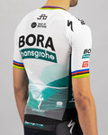 SPORTFUL Cyklistický dres s krátkym rukávom - BOMBER BORA - biela/zelená