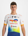 SPORTFUL Cyklistický dres s krátkym rukávom - TOTAL ENERGIES BOMBER - biela/viacfarebná