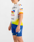 SPORTFUL Cyklistický dres s krátkym rukávom - TOTAL ENERGIES KIDS - biela/viacfarebná