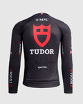 SPORTFUL Cyklistický dres s dlhým rukávom letný - TUDOR SUPERNOVA - čierna