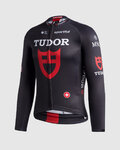 SPORTFUL Cyklistický dres s dlhým rukávom letný - TUDOR SUPERNOVA - čierna