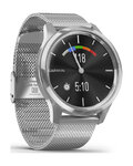 GARMIN smart hodinky - VIVOMOVE LUXE - strieborná