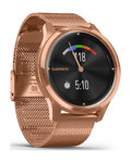 GARMIN smart hodinky - VIVOMOVE LUXE 18K ROSE GOLD - ružová/zlatá