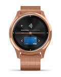 GARMIN smart hodinky - VIVOMOVE LUXE 18K ROSE GOLD - ružová/zlatá