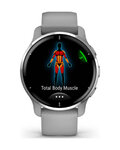 GARMIN smart hodinky - VENU 2 PLUS - šedá/strieborná