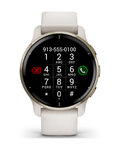 GARMIN smart hodinky - VENU 2 PLUS - ivory/zlatá