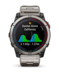 GARMIN smart hodinky - QUATIX 7X - strieborná