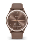 GARMIN smart hodinky - VIVOMOVE SPORT - hnedá