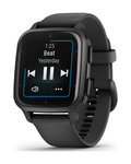 GARMIN smart hodinky - VENU SQ 2 MUSIC - čierna