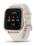 GARMIN smart hodinky - VENU SQ 2 MUSIC - ivory