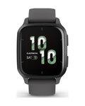 GARMIN smart hodinky - VENU SQ 2 MUSIC - šedá