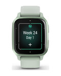 GARMIN smart hodinky - VENU SQ 2 MUSIC - svetlo zelená
