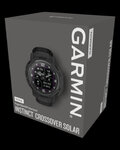GARMIN smart hodinky - INSTINCT CROSSOVER SOLAR TACTICAL EDITION - čierna