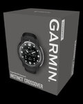 GARMIN smart hodinky - INSTINCT CROSSOVER - čierna