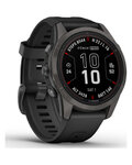 GARMIN smart hodinky - FENIX 7S PRO SAPPHIRE SOLAR - čierna