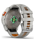GARMIN smart hodinky - FENIX 7 PRO SAPPHIRE SOLAR - šedá/oranžová