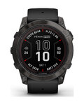 GARMIN smart hodinky - FENIX 7X PRO SAPPHIRE SOLAR - čierna