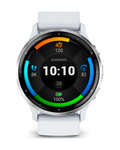 GARMIN smart hodinky - VENU 3 - biela/strieborná