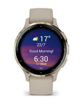 GARMIN smart hodinky - VENU 3S - šedá/zlatá