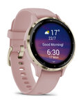 GARMIN smart hodinky - VENU 3S - ružová/zlatá