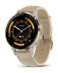 GARMIN smart hodinky - VENU 3S - šedá/zlatá