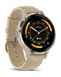 GARMIN smart hodinky - VENU 3S - šedá/zlatá
