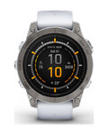 GARMIN smart hodinky - EPIX PRO G2 47MM - strieborná/biela