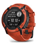 GARMIN smart hodinky - INSTINCT 2X SOLAR - červená