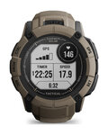 GARMIN smart hodinky - INSTINCT 2X SOLAR TACTICAL EDITION - hnedá