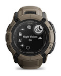 GARMIN smart hodinky - INSTINCT 2X SOLAR TACTICAL EDITION - hnedá