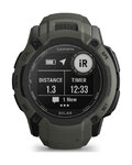 GARMIN smart hodinky - INSTINCT 2X SOLAR - zelená