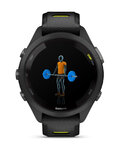 GARMIN smart hodinky - FORERUNNER 265S - čierna/žltá