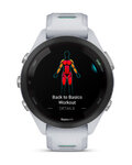 GARMIN smart hodinky - FORERUNNER 265S - biela/svetlo zelená