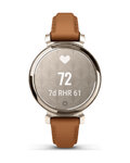 GARMIN smart hodinky - LILY 2 CLASSIC - zlatá/hnedá