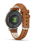 GARMIN smart hodinky - LILY 2 CLASSIC - zlatá/hnedá