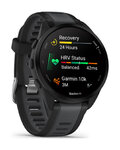 GARMIN smart hodinky - FORERUNNER 165 - čierna/šedá
