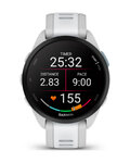 GARMIN smart hodinky - FORERUNNER 165 MUSIC - šedá/biela