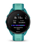 GARMIN smart hodinky - FORERUNNER 165 MUSIC - tyrkysová/modrá