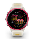 GARMIN smart hodinky - FORERUNNER 570 - 42MM - červená/biela/žltá