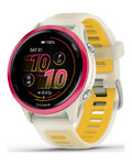 GARMIN smart hodinky - FORERUNNER 570 - 42MM - červená/biela/žltá